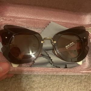 NWT Miu Miu butterfly sunglasses